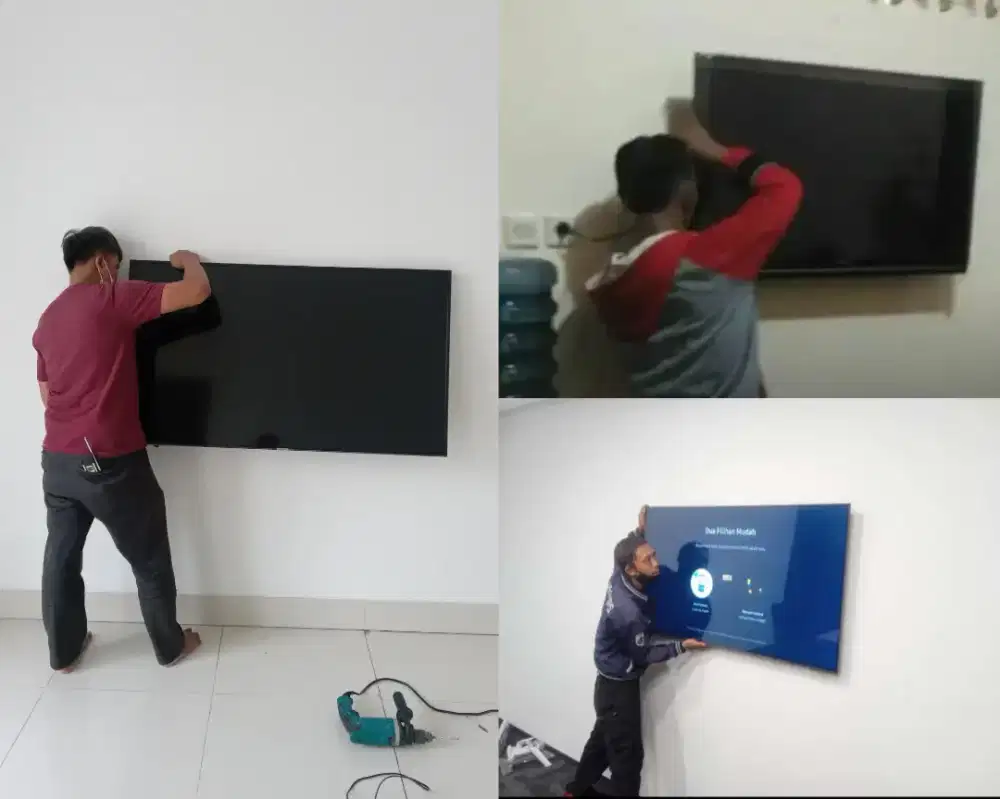 Braket +pasang atau jasa pasang terima rapih breket bracket led tv