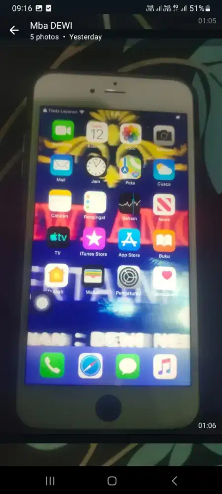 Iphone 6 plus hanya kelengkapan charger