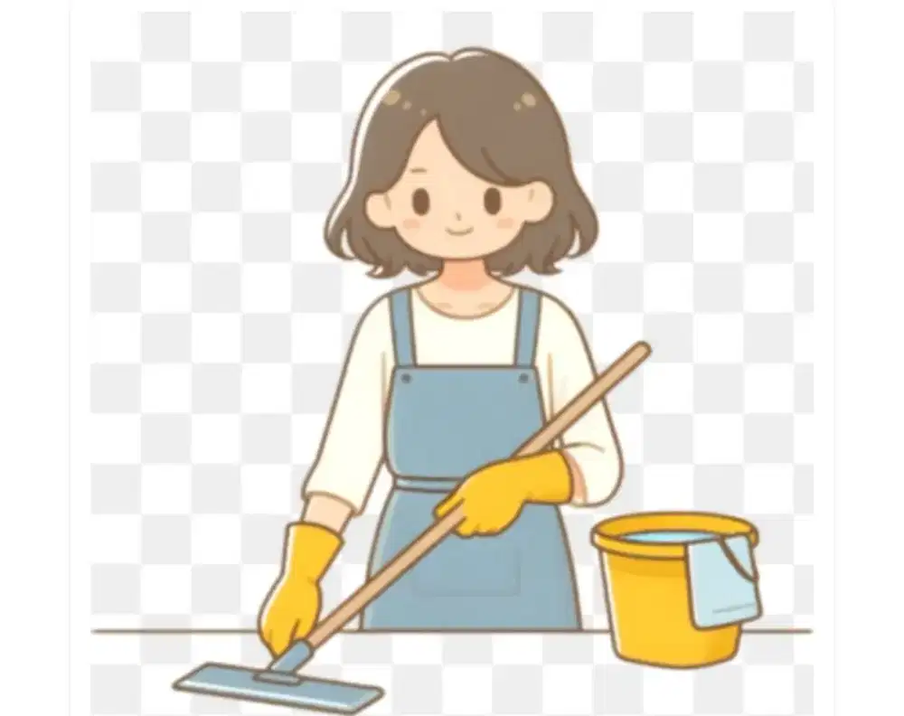 Jasa bersih bersih rumah/memasak/momong.