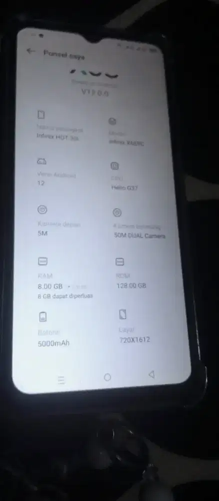 Jual cpt Bu Hp Infinix hot 30i,ram 8/128,normal,mulus,nominus