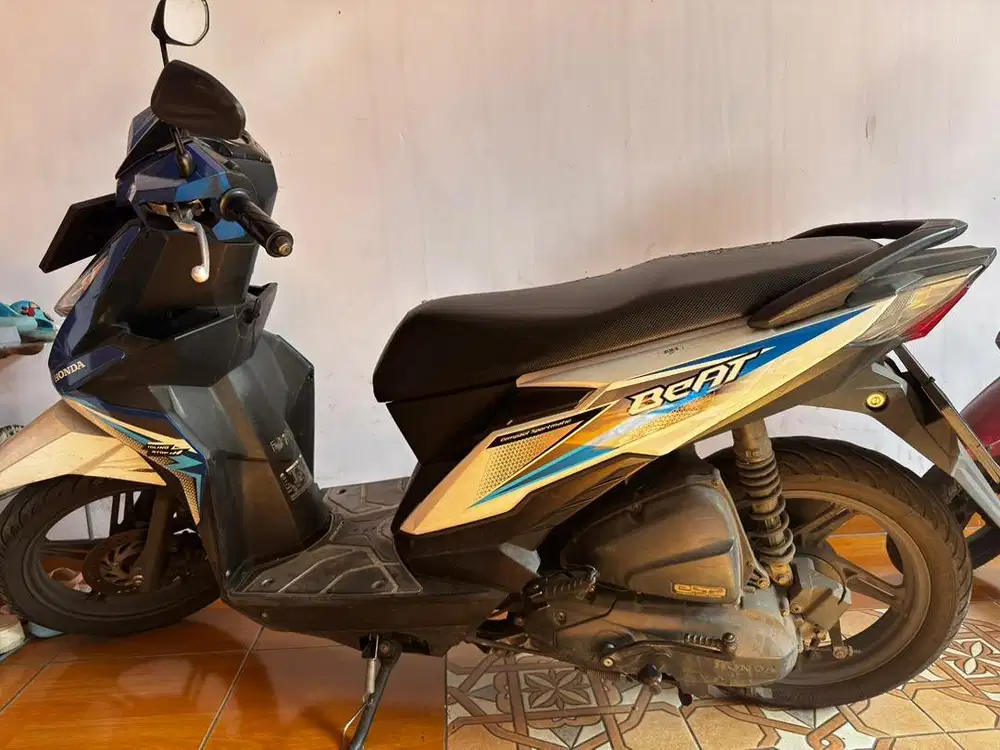 Honda Beat 2018 biru putih