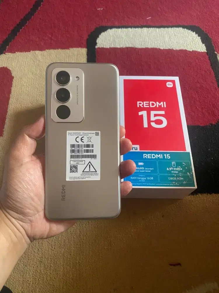 BISMILLAH REDMI 15 RAM 8/128 FULSET MULUS