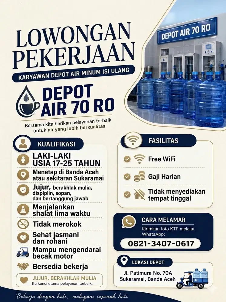 Lowongan Kerja Depot Air