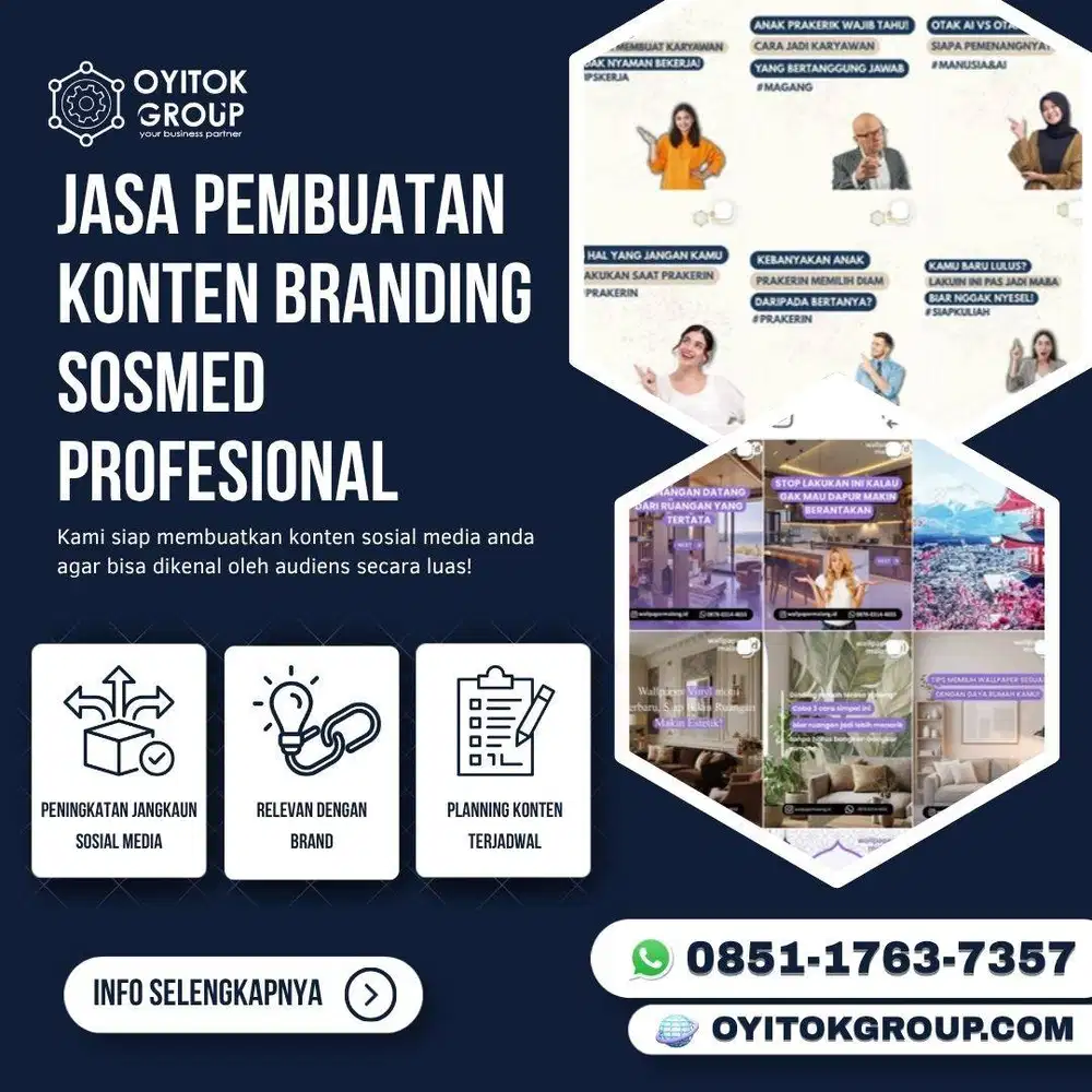 JASA PEMBUATAN KONTEN BRANDING SOSMED PROFESIONAL