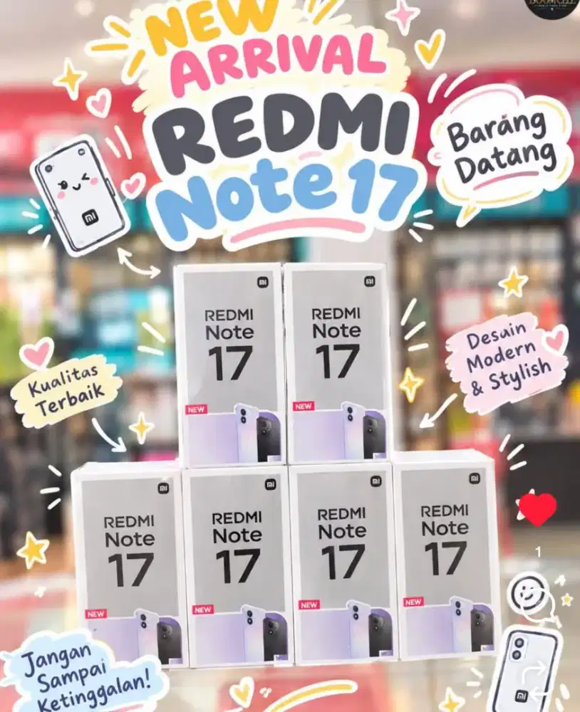 Redmi Note 17 4G Spek Gahar, Batrei Badak, TERBARU