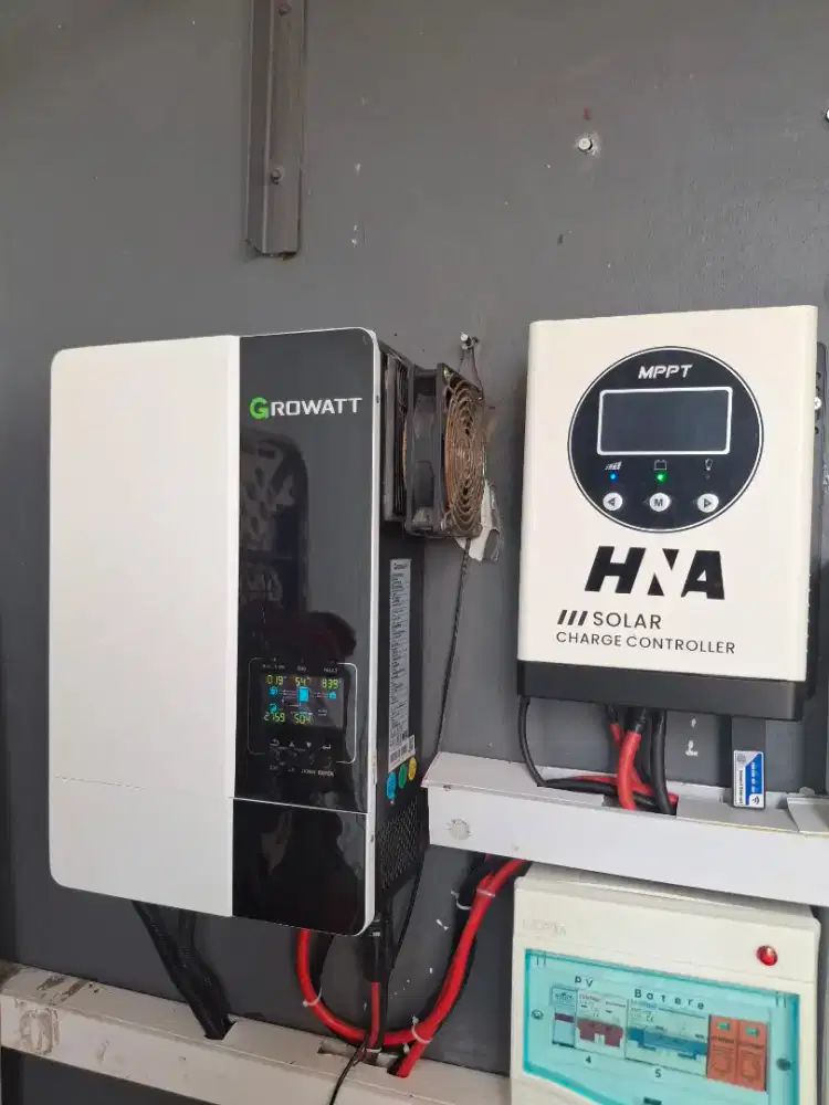 Inverter Hibrid PLTS Growatt SPF 3500 LITE + MPPT HNA 60 A