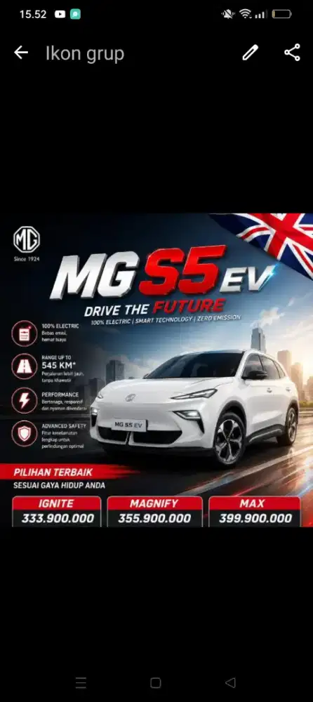 Urgent seles MG mobil