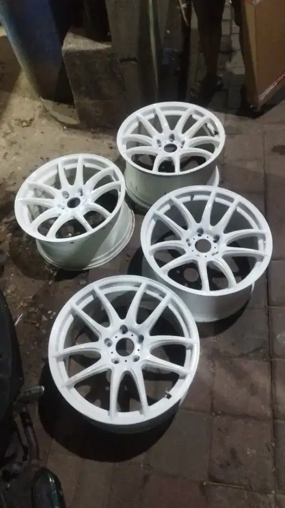 Velg ring 18 lenso copy work kiwami lebar 8,5 9,5 et35 pcd 5x114