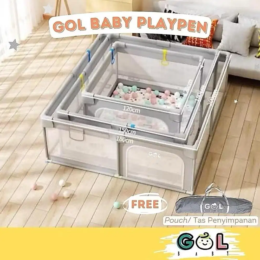 Preloved GOL Baby Playpen Playmet Playfence Tempat Bermain