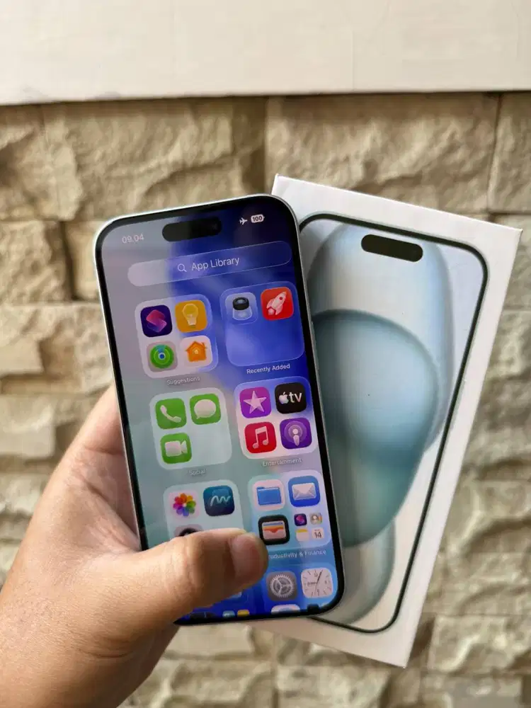 Iphone 15 128Gb Blue All Operator Bh 100% Fullset Like New