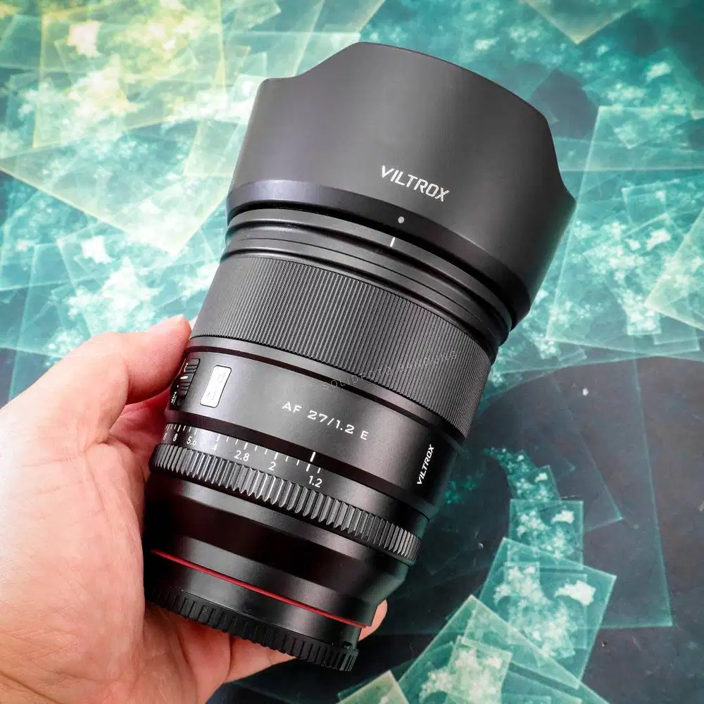 Viltrox AF 27mm F1.2 PRO for Sony E. Fullset Like New. Garansi Resmi