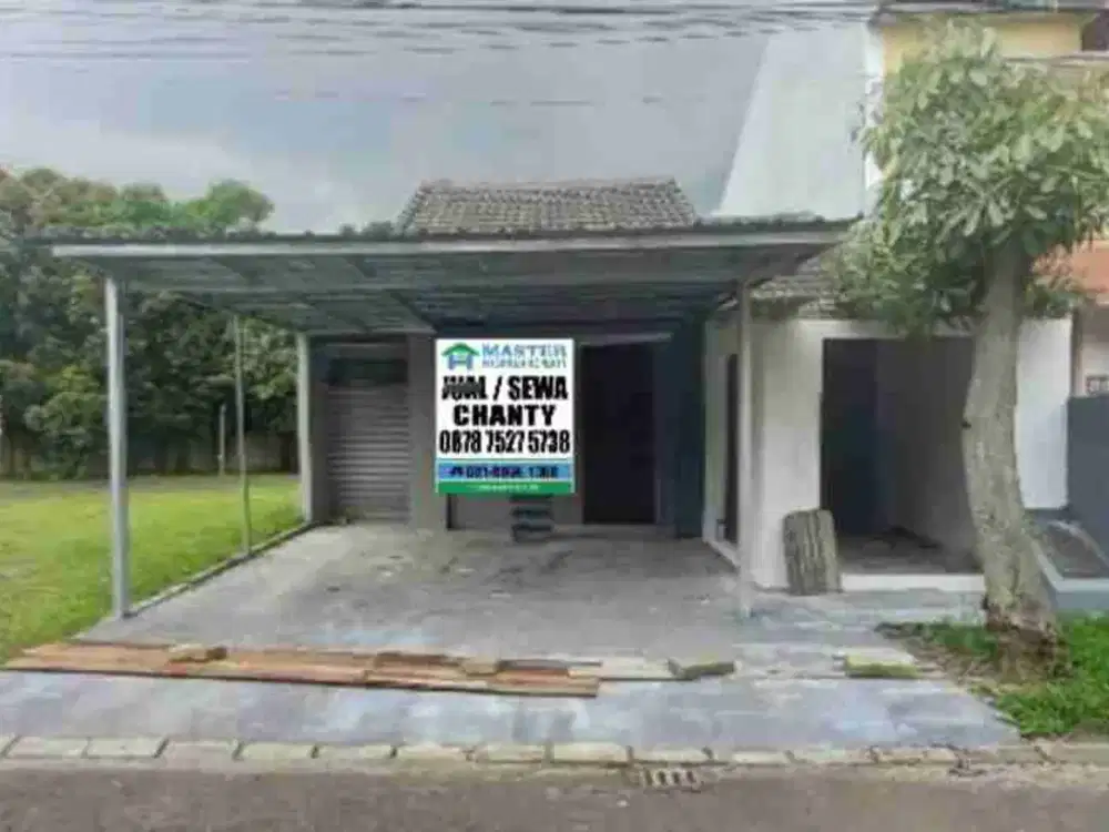 Rumah Cluster Tanah Luas Disewakan