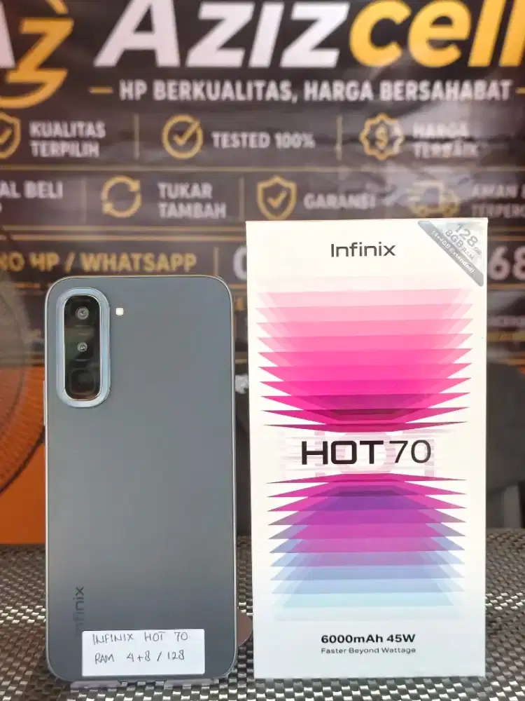INFINIX HOT 70 RAM 4+8/128