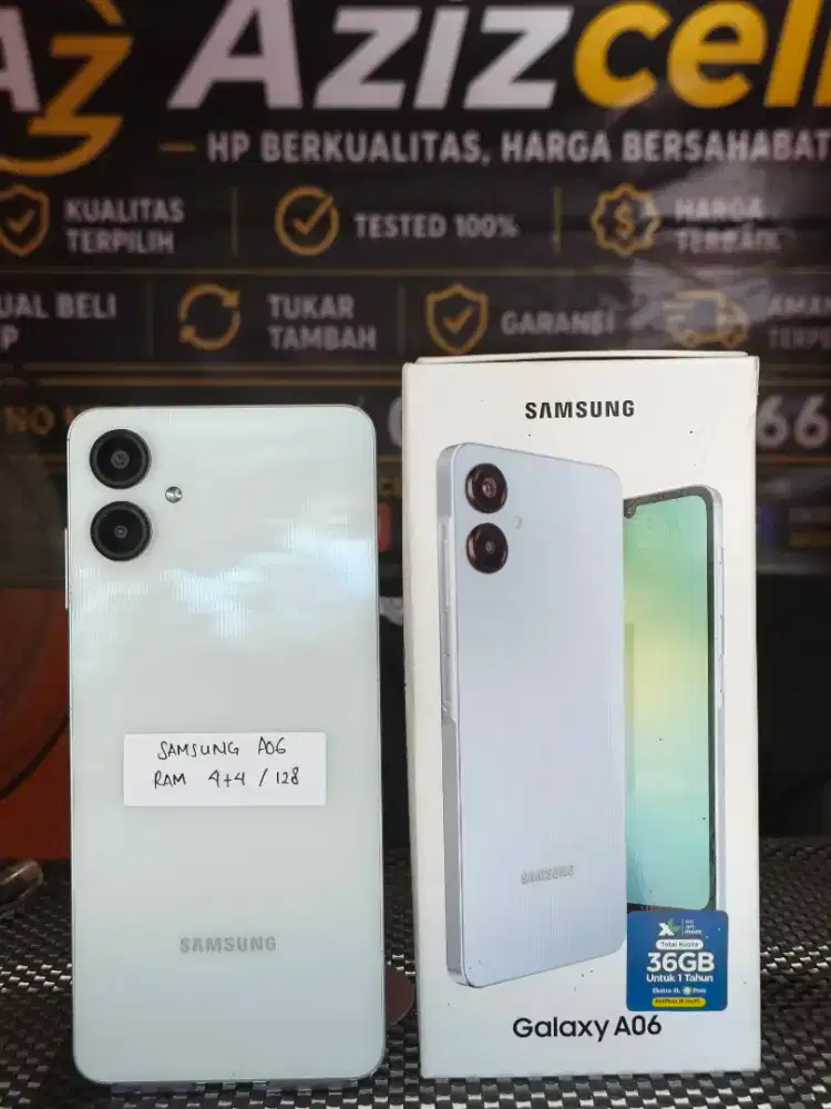 SAMSUNG A06 RAM 4+4/128