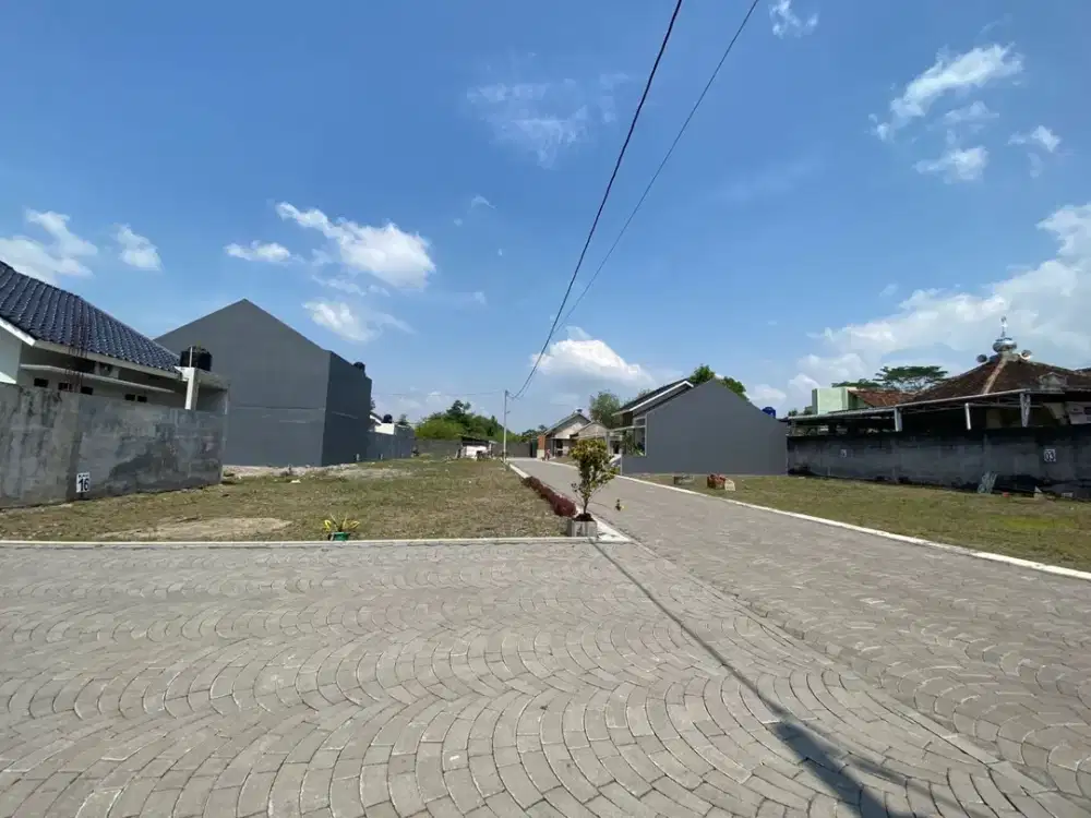 Tanah Kavling Strategis Harga Murah di Jogja Legalitas Pecah Hak Milik,PBG Ready