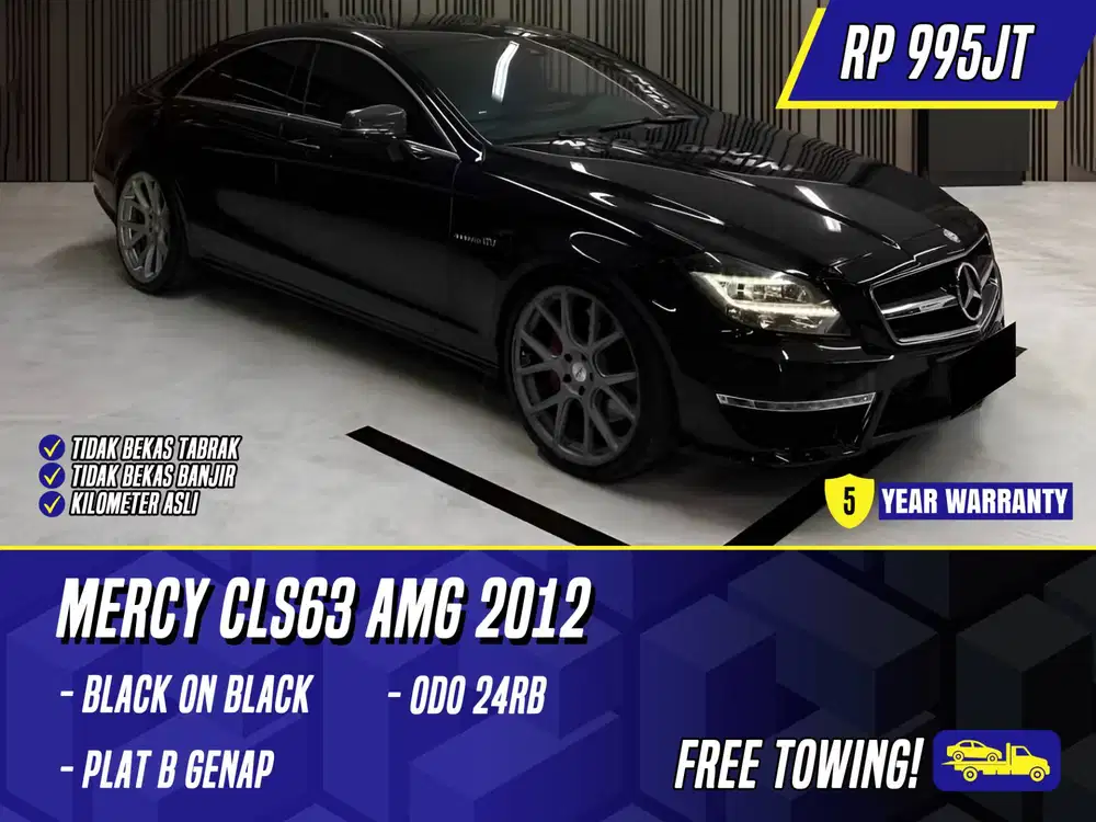 Mercedes Benz CLS63 AMG 2012 Black Hitam Mercy CLS 63