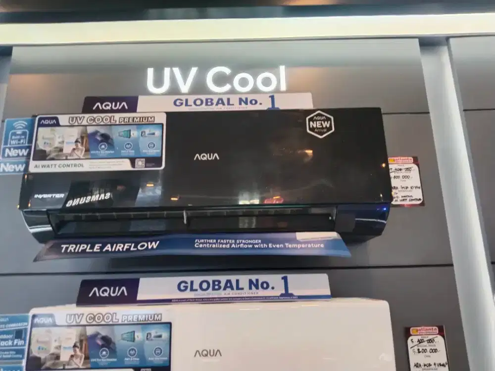 Promo Cicilan bunga 0% AC Aqua di Atlanta Mataram Semarang
