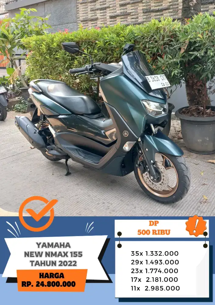 Dp 500 ribu!! YAMAHA NMAX 155 TAHUN 2022