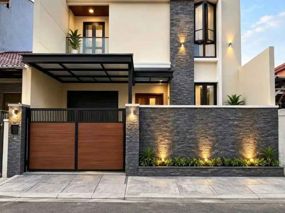 RUMAH BARU MODERN MINIMALIS RAWAMANGUN DALAM KOMPLEK ON PROGRESS FINAL ZN112