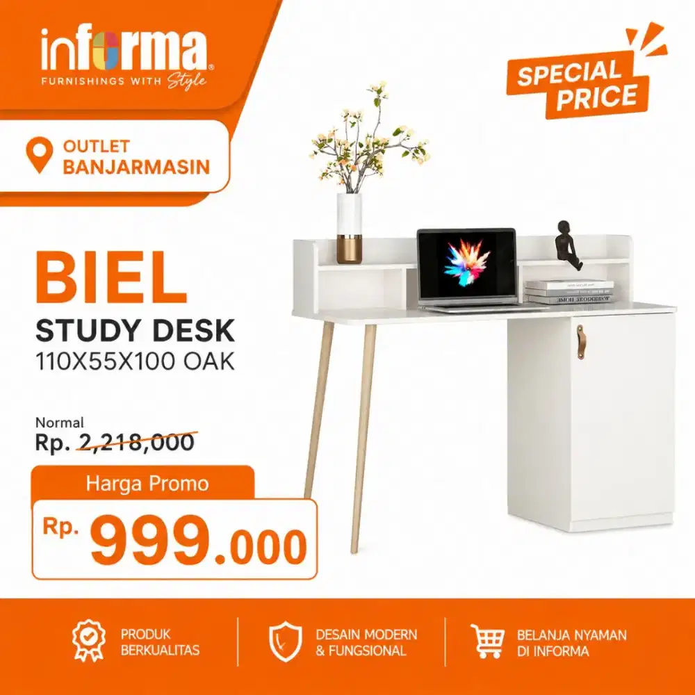 informa meja belajar