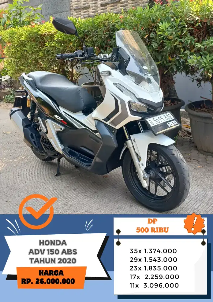 Dp 500 ribu!! HONDA ADV 150 ABS TAHUN 2020