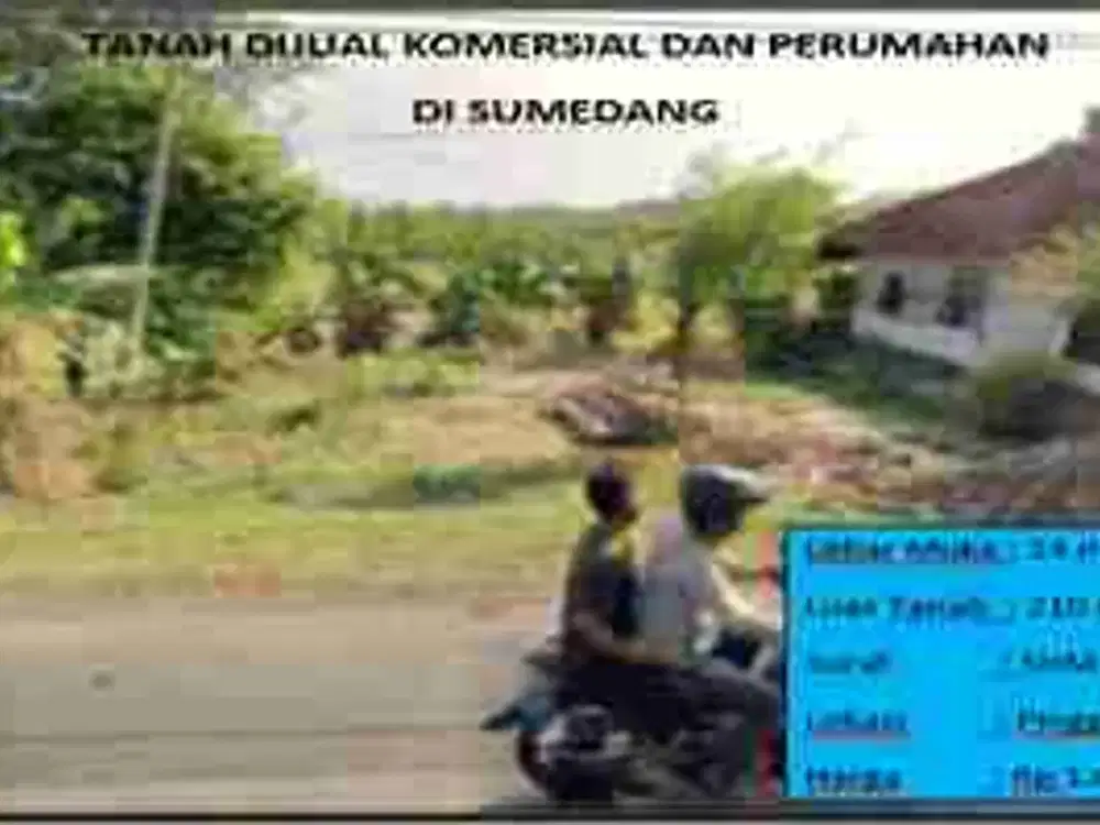 Tanah komersial dan pemukiman Sumedang