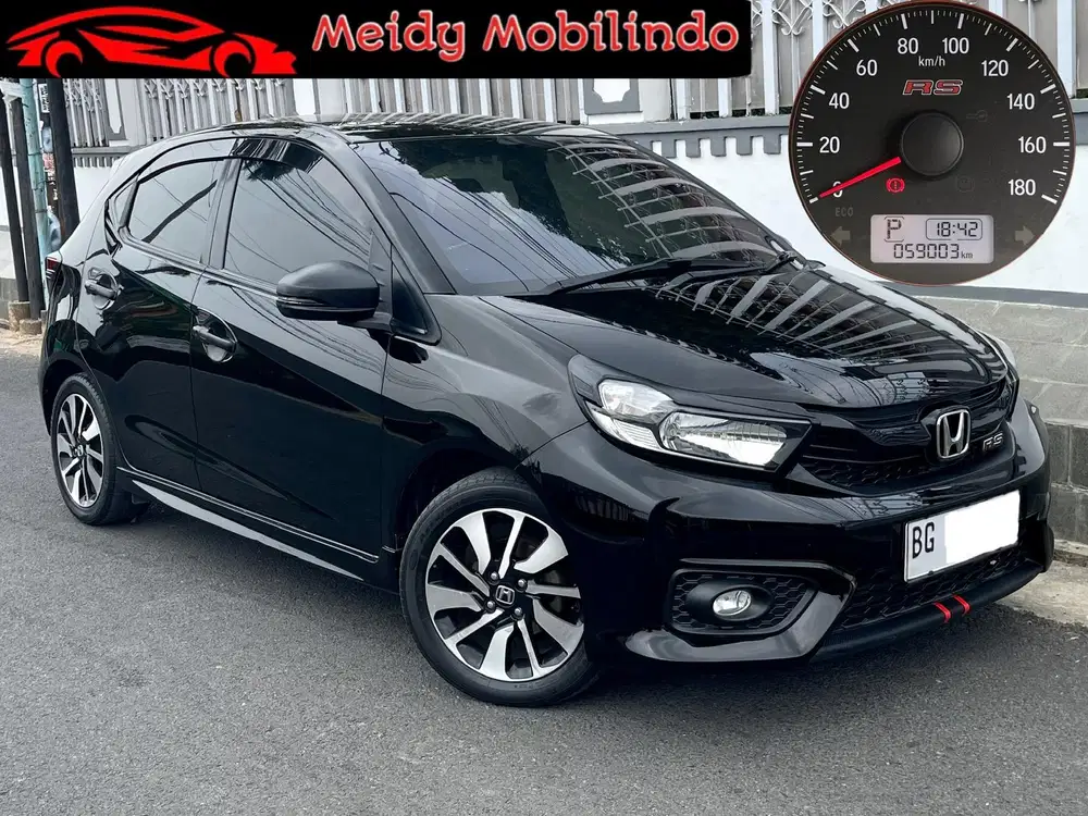 Antik KM 59rb) Honda Brio RS CVT 2018 AT Matic 1.2 bot e top 2019 irit