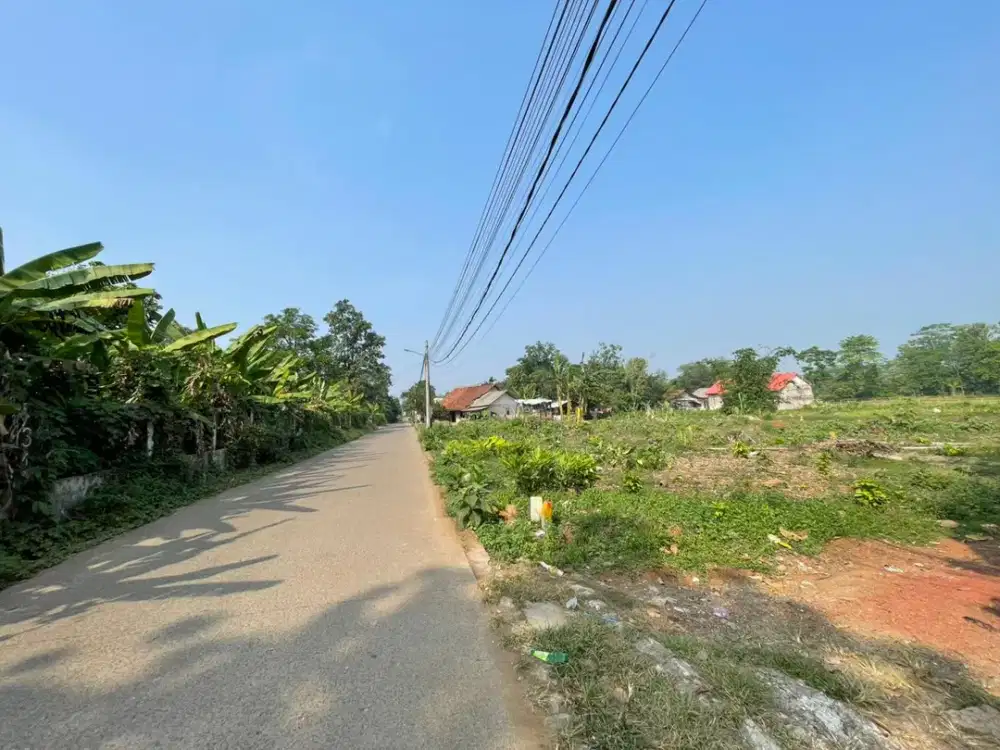 Kavling 100Jtan Pinggir Jalan Dekat Stasiun Jatake - SHM - Cocok Invest/Hunian - 10 Menit Tol Legok