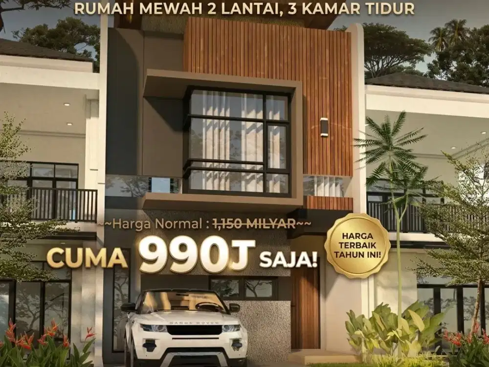 Rumah 2 Lantai Modern Bandung Start 900 Jt