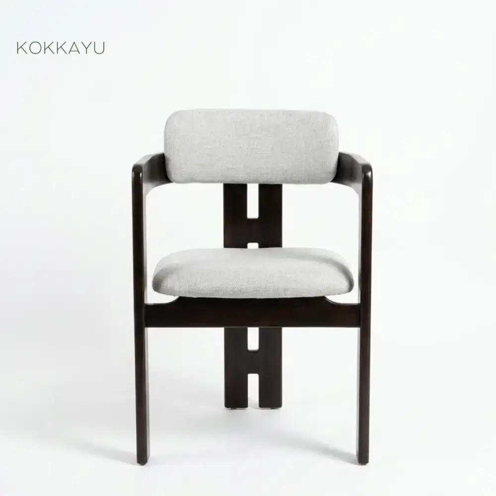 Kursi Cafe Aesthetic Japandi Makan Restoran Kayu Jati