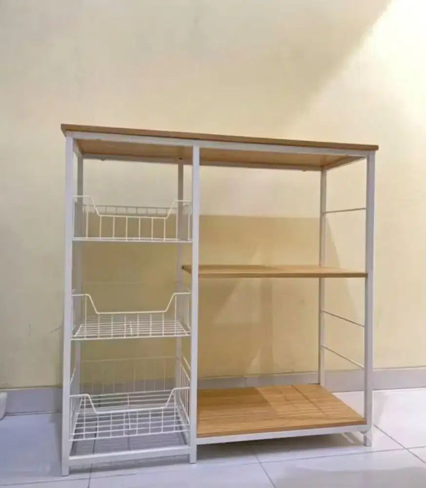 Rak Dapur Serbaguna Minimalis Kondisi Bagus Siap Pakai