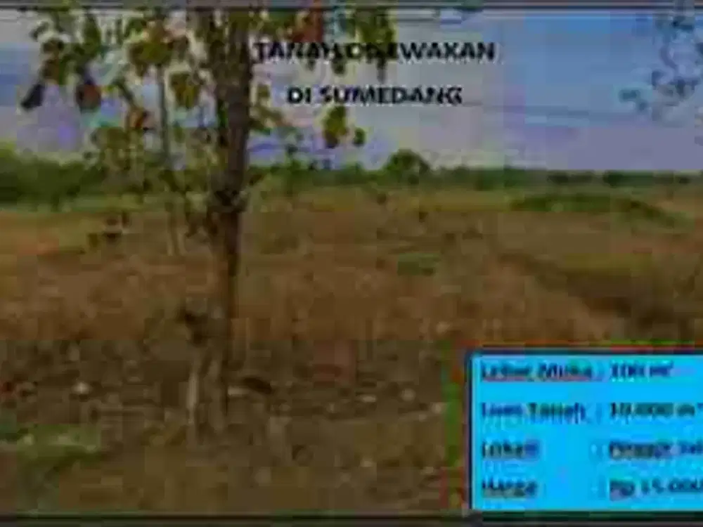 Tanah di sewakan sumedang