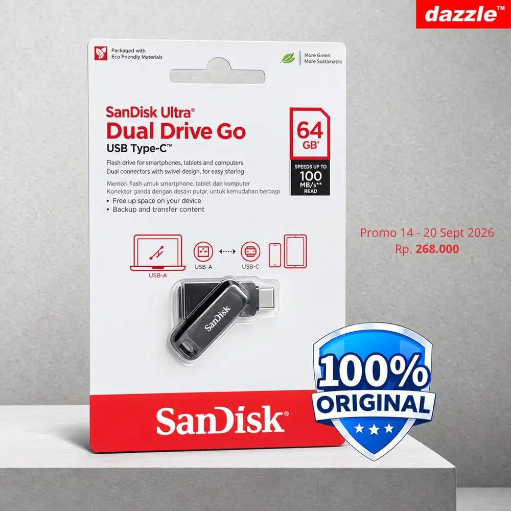 Flashdisk Sandisk Go type C 64gb