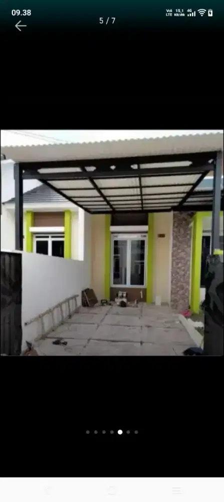 Atap bocor kanopi atap bajarigan terpasang