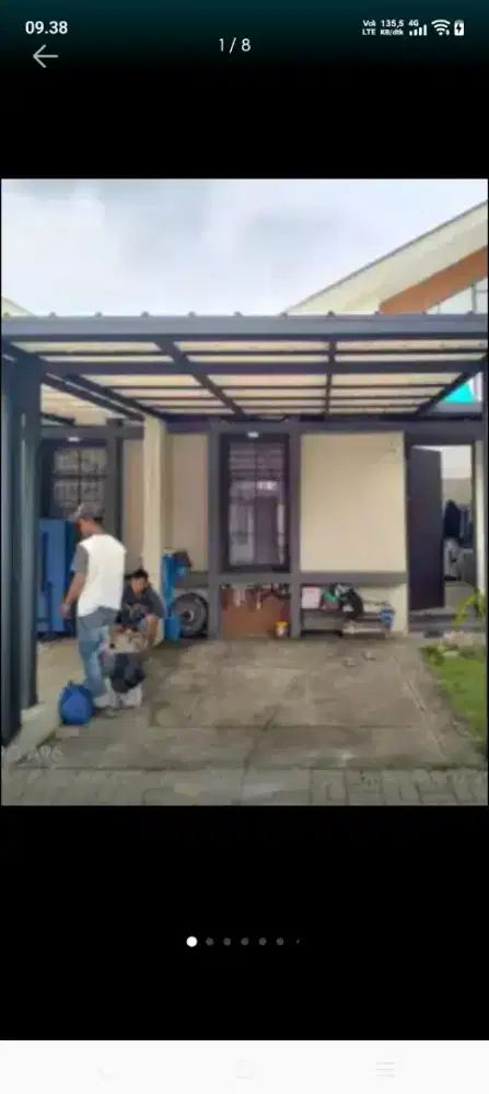 Atap bocor kanopi atap bajarigan terpasang dll