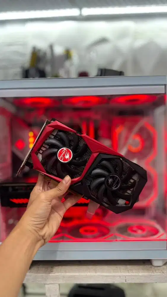 VGA GTX 1650 Super 4GB DDR6 Colorfull Dual Like New Segel Garansi