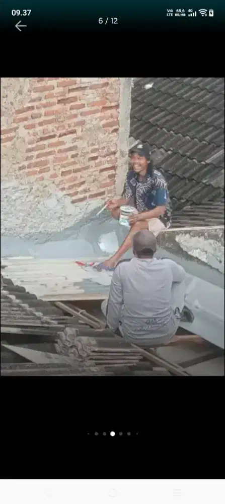 Atap bocor kanopi atap bajarigan terpasang dll