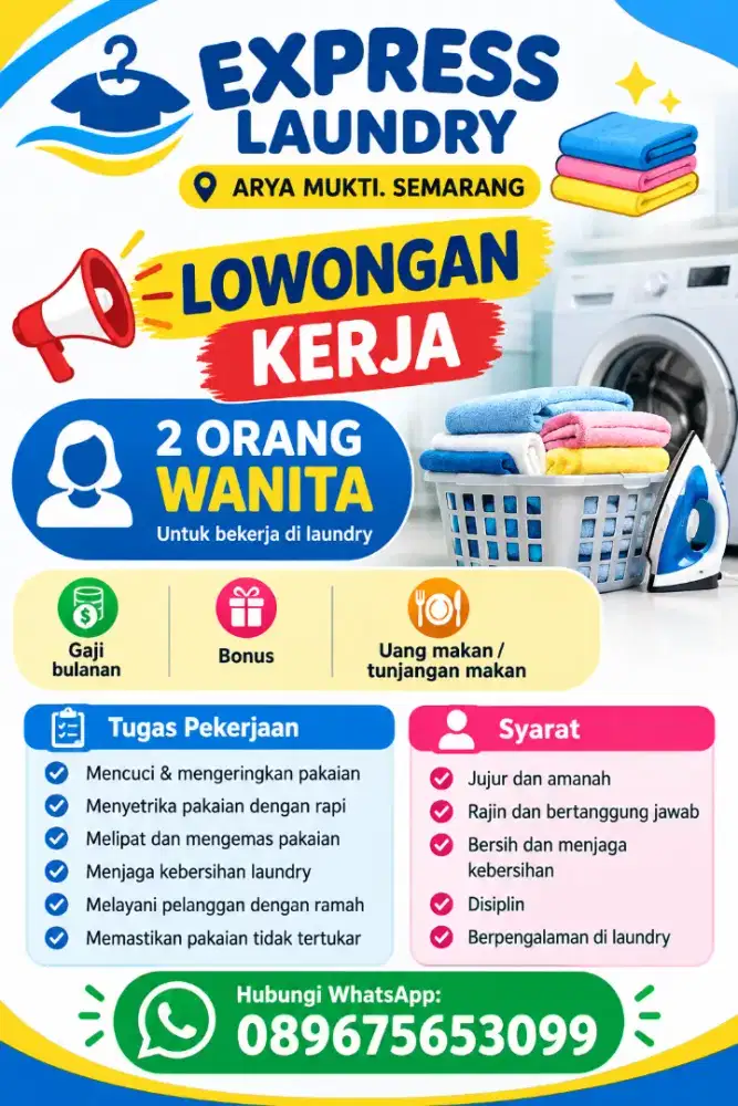 Laundry kerja       .