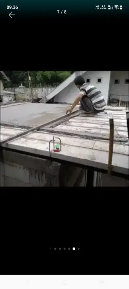 Atap bocor kanopi atap baja ringan terpasang dll