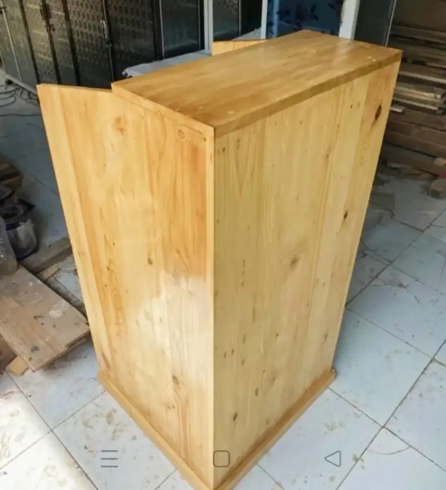 Meja kasir jati belanda