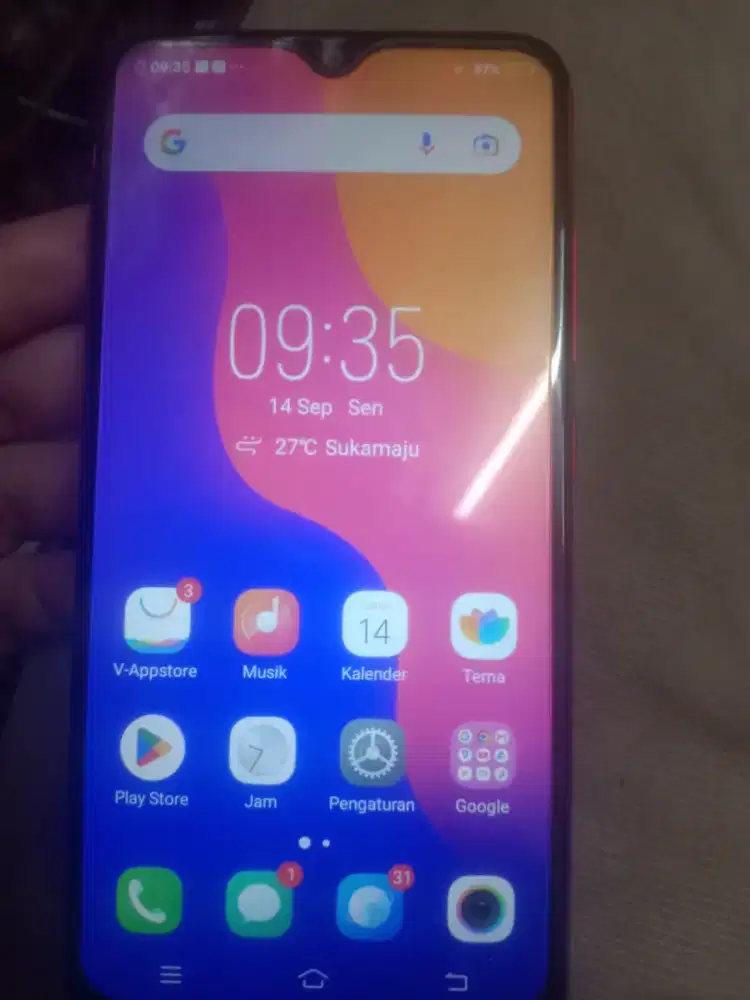 Vivo y91c 2/32gb mulus siap pake batangan halal