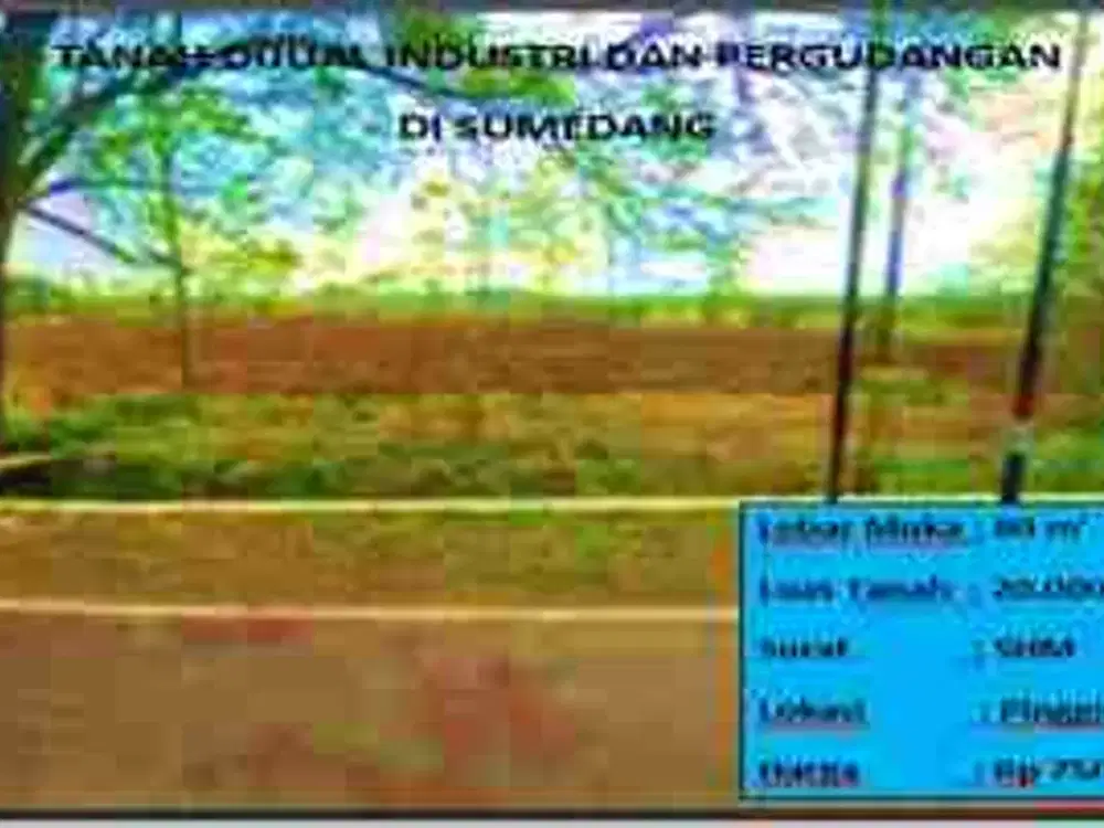 Tanah industri dan pergudangan Sumedang