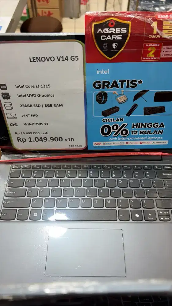 Laptop Lenovo V14 G5 Promo Cicilan Bunga 0%