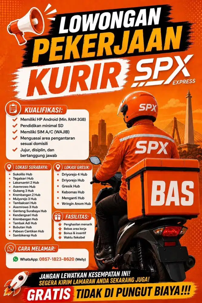 Loker Kurir Ekspedisi SPX