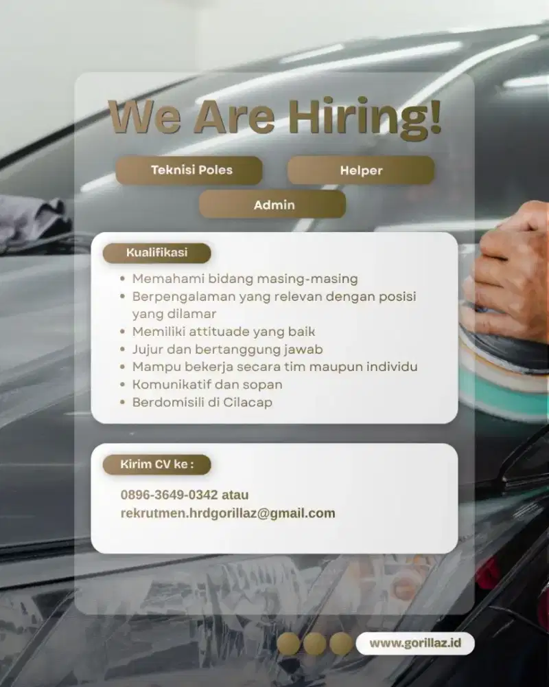 Lowongan Autodetailing