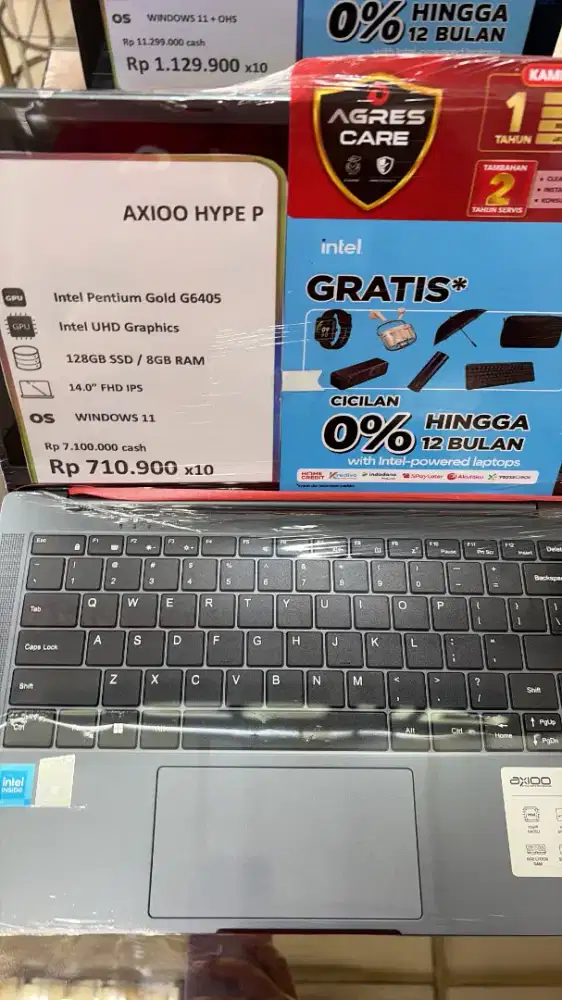 Laptop Axioo Hype P Promo Cicilan Free 2X Angsuran