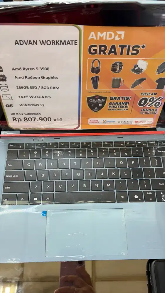 Laptop Advan Workmate Promo Cicilan Bunga Rendah