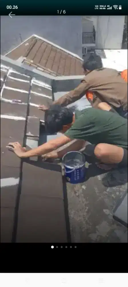 Atap bocor kanopi atap bajarigan terpasang