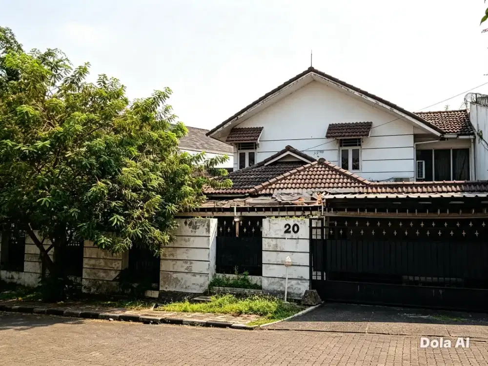 Rumah Hitung Tanah Villa Cinere Mas Nempel Jaksel