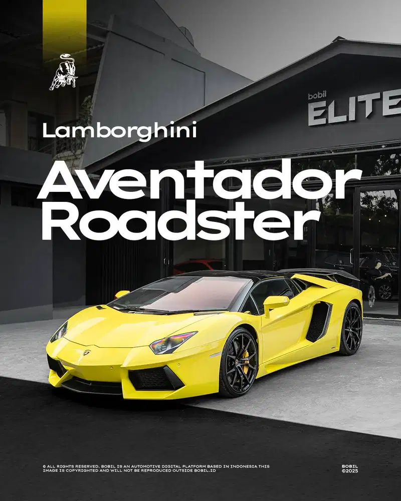 Lamborghini Aventador Roadster LP 700-4 Giallo Maggio